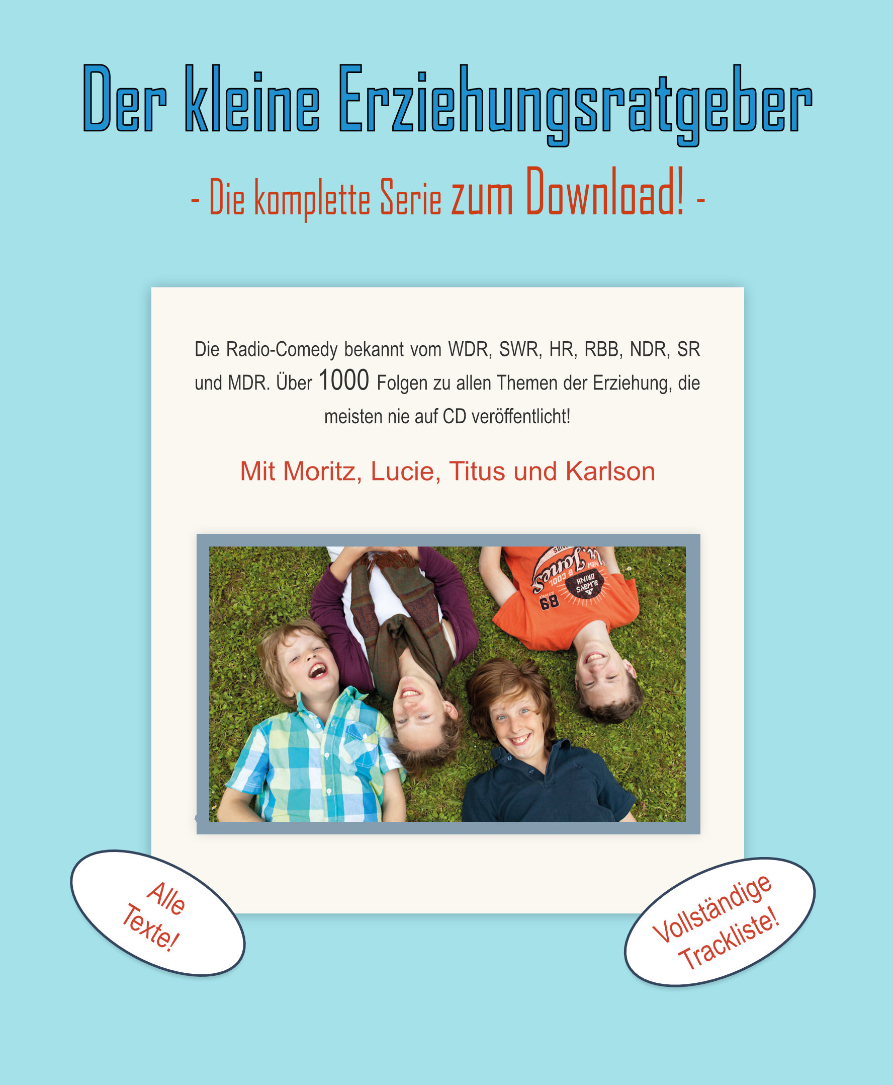 Der kleine Erziehugsgratgeber
